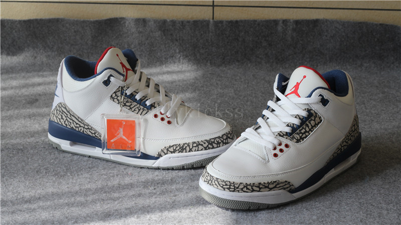 Air Jordan III 3 OG True Blue White Nike Back